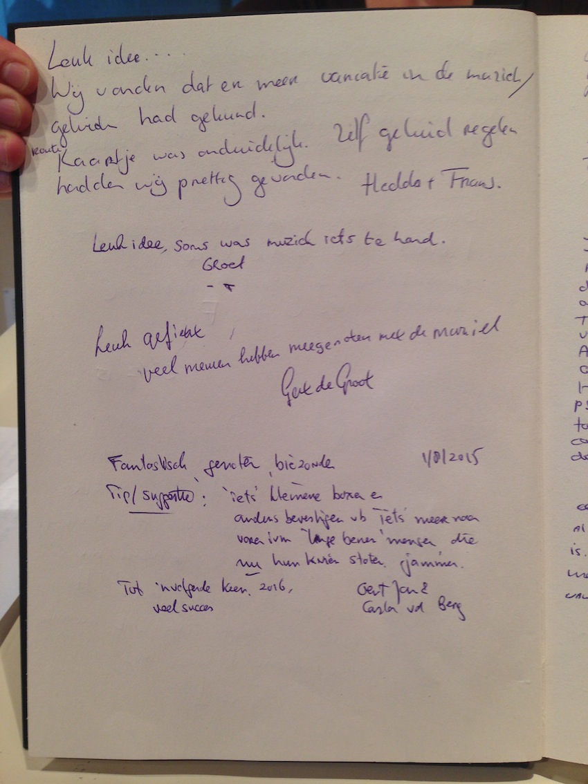 Pedalling Seasides guestbook 14